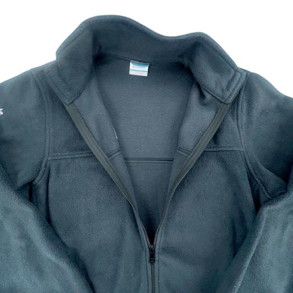 Columbia Google Engineering Fleece Jacket Full Zip Black Mens - Picture 6 of 11